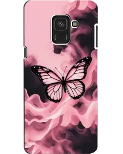 Чехол для Samsung Galaxy A8 2018 (A530F) с картинкой «Бабочка в дыму» Чехол для Samsung Galaxy A8 2018 (A530F) с картинкой «Бабочка в дыму»