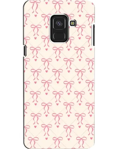 Чохол для Samsung Galaxy A8 2018 (A530F) з картинкою «Рожеві бантики Coquette» Чохол для Samsung Galaxy A8 2018 (A530F) з картинкою «Рожеві бантики Coquette»