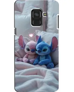 Чохол для Samsung Galaxy A8 2018 (A530F) з картинкою «Плюшеві Стіч Ангел»