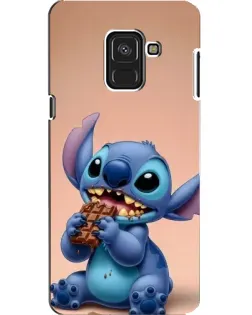 Чохол для Samsung Galaxy A8 2018 (A530F) з картинкою «Стіч їсть шоколад»