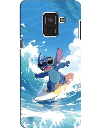Чохол для Samsung Galaxy A8 2018 (A530F) з картинкою «Стіч на хвилі» Чохол для Samsung Galaxy A8 2018 (A530F) з картинкою «Стіч на хвилі»