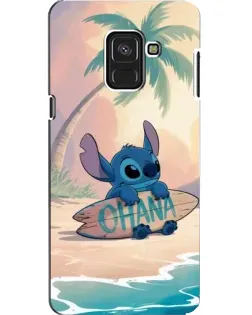 Чохол для Samsung Galaxy A8 2018 (A530F) з картинкою «Стіч на серфі»