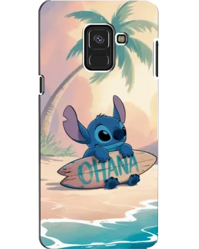Чохол для Samsung Galaxy A8 2018 (A530F) з картинкою «Стіч на серфі» Чохол для Samsung Galaxy A8 2018 (A530F) з картинкою «Стіч на серфі»