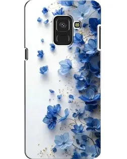 Чохол для Samsung Galaxy A8 2018 (A530F) з картинкою «Блакитний квітковий каскад» Чохол для Samsung Galaxy A8 2018 (A530F) з картинкою «Блакитний квітковий каскад»