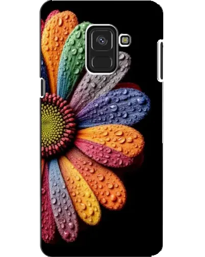 Чехол для Samsung Galaxy A8 2018 (A530F) с картинкой «Радужный цветок» Чехол для Samsung Galaxy A8 2018 (A530F) с картинкой «Радужный цветок»