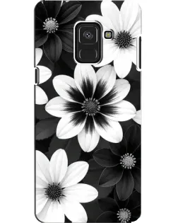Чохол для Samsung Galaxy A8 2018 (A530F) з картинкою «Монохромні айстри» Чохол для Samsung Galaxy A8 2018 (A530F) з картинкою «Монохромні айстри»