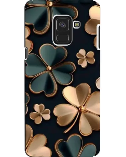 Чехол для Samsung Galaxy A8 2018 (A530F) с картинкой «Клевер в золоте» Чехол для Samsung Galaxy A8 2018 (A530F) с картинкой «Клевер в золоте»