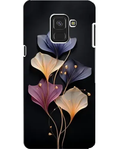Чехол для Samsung Galaxy A8 2018 (A530F) с картинкой «Лиловые цветы грации» Чехол для Samsung Galaxy A8 2018 (A530F) с картинкой «Лиловые цветы грации»