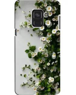 Чохол для Samsung Galaxy A8 2018 (A530F) з картинкою «Гілка дрібних білих квітів» Чохол для Samsung Galaxy A8 2018 (A530F) з картинкою «Гілка дрібних білих квітів»