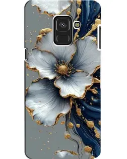 Чохол для Samsung Galaxy A8 2018 (A530F) з картинкою «Біла квітка та золотий флюїд» Чохол для Samsung Galaxy A8 2018 (A530F) з картинкою «Біла квітка та золотий флюїд»
