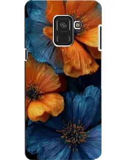 Чохол для Samsung Galaxy A8 2018 (A530F) з картинкою «Яскрава синьо-помаранчева флора» Чохол для Samsung Galaxy A8 2018 (A530F) з картинкою «Яскрава синьо-помаранчева флора»