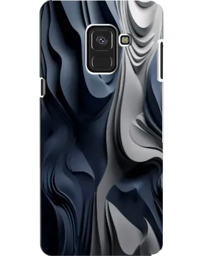 Чохол для Samsung Galaxy A8 2018 (A530F) з картинкою «Об'ємні сині складки» Чохол для Samsung Galaxy A8 2018 (A530F) з картинкою «Об'ємні сині складки»