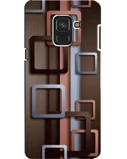 Чохол для Samsung Galaxy A8 2018 (A530F) з картинкою «Коричневі об'ємні квадрати» Чохол для Samsung Galaxy A8 2018 (A530F) з картинкою «Коричневі об'ємні квадрати»