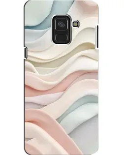 Чохол для Samsung Galaxy A8 2018 (A530F) з картинкою «Пастельні ніжні хвилі»