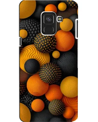 Чохол для Samsung Galaxy A8 2018 (A530F) з картинкою «Об'ємні помаранчеві сфери» Чохол для Samsung Galaxy A8 2018 (A530F) з картинкою «Об'ємні помаранчеві сфери»