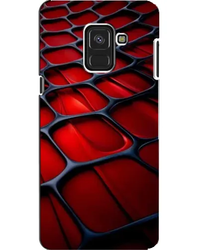 Чохол для Samsung Galaxy A8 2018 (A530F) з картинкою «Червона глянцева сітка» Чохол для Samsung Galaxy A8 2018 (A530F) з картинкою «Червона глянцева сітка»