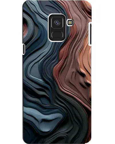 Чохол для Samsung Galaxy A8 2018 (A530F) з картинкою «Кольорові хвилі каньйону» Чохол для Samsung Galaxy A8 2018 (A530F) з картинкою «Кольорові хвилі каньйону»
