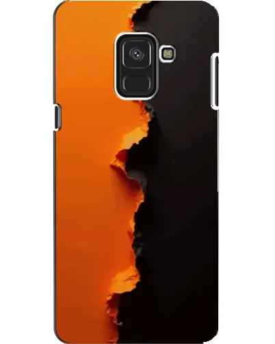 Чохол для Samsung Galaxy A8 2018 (A530F) з картинкою «Помаранчевий розлом» Чохол для Samsung Galaxy A8 2018 (A530F) з картинкою «Помаранчевий розлом»
