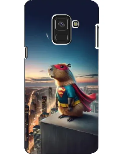 Чехол для Samsung Galaxy A8 2018 (A530F) с картинкой «Капи-мен супергерой»