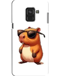 Чехол для Samsung Galaxy A8 2018 (A530F) с картинкой «Капибара в очках» Чехол для Samsung Galaxy A8 2018 (A530F) с картинкой «Капибара в очках»