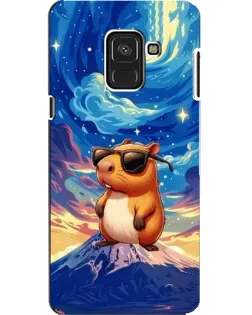 Чехол для Samsung Galaxy A8 2018 (A530F) с картинкой «Капибара Ван Гога» Чехол для Samsung Galaxy A8 2018 (A530F) с картинкой «Капибара Ван Гога»