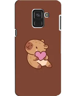 Чехол для Samsung Galaxy A8 2018 (A530F) с картинкой «Капибара с сердцем» Чехол для Samsung Galaxy A8 2018 (A530F) с картинкой «Капибара с сердцем»