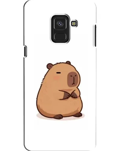 Чехол для Samsung Galaxy A8 2018 (A530F) с картинкой «Толстенькая капибара»
