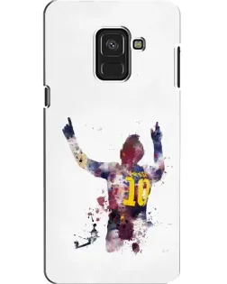 Чехол для Samsung Galaxy A8 2018 (A530F) с картинкой «Messi Barca»