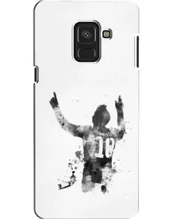 Чехол для Samsung Galaxy A8 2018 (A530F) с картинкой «Messi ART»