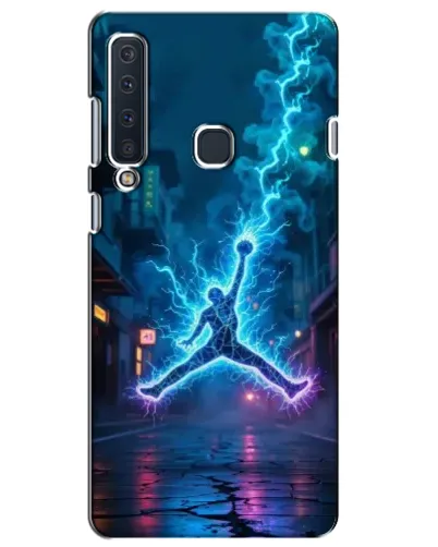 Чехол для Samsung Galaxy A9 2018 (A920) с картинкой «Jordan Gold Jumpman»