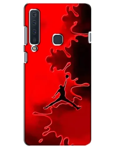 Чехол для Samsung Galaxy A9 2018 (A920) с картинкой «Jordan Red Smoke»
