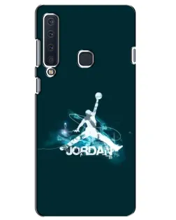 Чехол для Samsung Galaxy A9 2018 (A920) с картинкой «Jordan Blue Fire»
