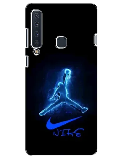 Чехол для Samsung Galaxy A9 2018 (A920) с картинкой «Jordan Neon Blue»
