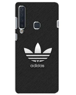 Чехол для Samsung Galaxy A9 2018 (A920) с картинкой «Adidas Карбоновая текстура»