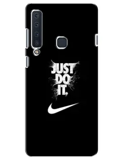 Чехол для Samsung Galaxy A9 2018 (A920) с картинкой «Текстовый принт Nike»