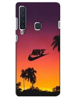 Чехол для Samsung Galaxy A9 2018 (A920) с картинкой «Nike на закате солнца»
