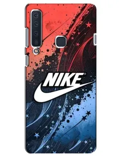 Чехол для Samsung Galaxy A9 2018 (A920) с картинкой «Градиентный принт Найк»