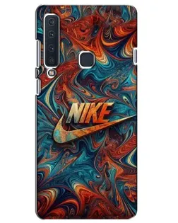 Чехол для Samsung Galaxy A9 2018 (A920) с картинкой «Nike в абстракции»