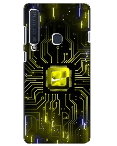 Чехол для Samsung Galaxy A9 2018 (A920) с картинкой «Nike — золотая искра» Чехол для Samsung Galaxy A9 2018 (A920) с картинкой «Nike — золотая искра»