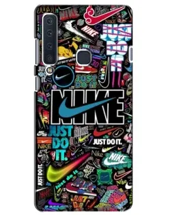 Чохол для Samsung Galaxy A9 2018 (A920) з картинкою «Яскравий колаж Nike»