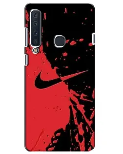 Чохол для Samsung Galaxy A9 2018 (A920) з картинкою «Червоні бризки Nike»