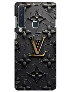Чехол для Samsung Galaxy A9 2018 (A920) с картинкой «Кожаная текстура LV»