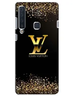 Чехол для Samsung Galaxy A9 2018 (A920) с картинкой «LV — золотые искры»
