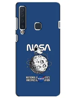 Чехол для Samsung Galaxy A9 2018 (A920) с картинкой «NASA — лунная миссия»