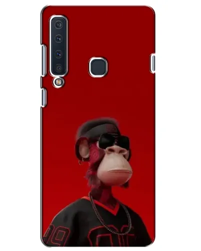 Чехол для Samsung Galaxy A9 2018 (A920) с картинкой «Bored Ape в красном»