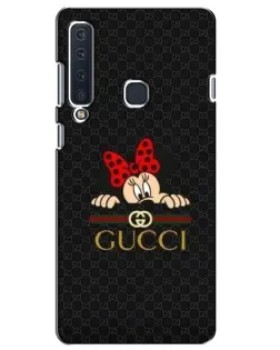 Чехол для Samsung Galaxy A9 2018 (A920) с картинкой «Минни Маус Gucci — черный»