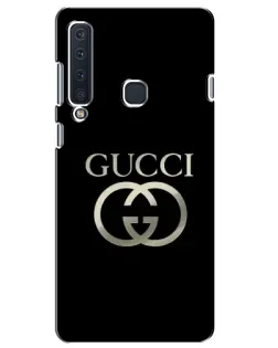 Чехол для Samsung Galaxy A9 2018 (A920) с картинкой «Gucci — золото на черном»