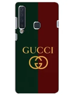 Чехол для Samsung Galaxy A9 2018 (A920) с картинкой «Gucci — темно-зеленый градиент»