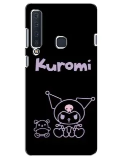 Чохол для Samsung Galaxy A9 2018 (A920) з картинкою «Kuromi — чорний мінімалізм»
