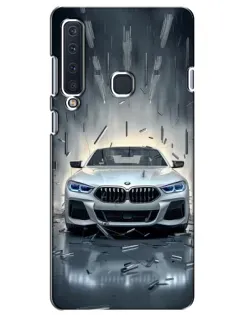 Чехол для Samsung Galaxy A9 2018 (A920) с картинкой «BMW в свете фар»